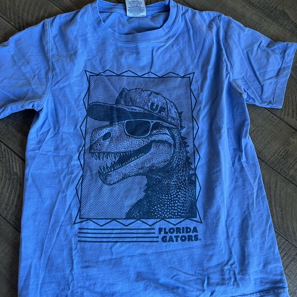 Florida Gators Kids Blue Dino Graphic Tee YM - Picture 1 of 3